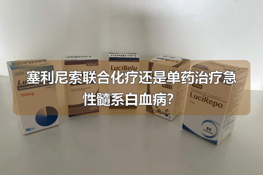 塞利尼索联合化疗还是单药治疗急性髓系白血病？